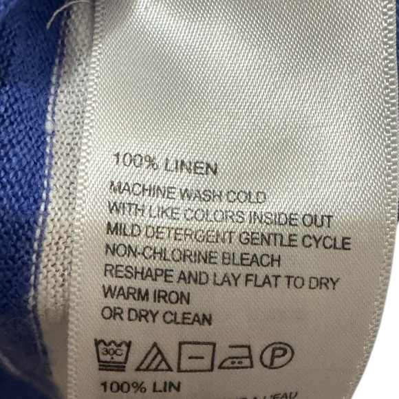 Tommy Bahama Striped 100% Linen Dress Size XL - Picture 5 of 5